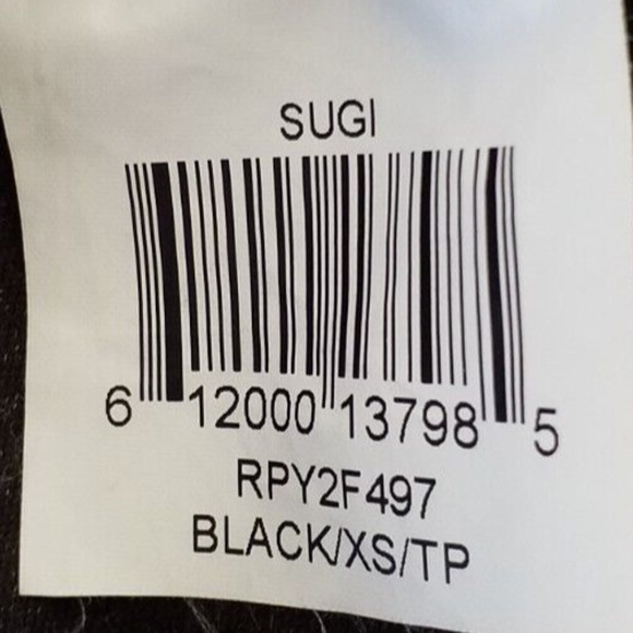 BCBGMaxAzria Elastic Waist Cuffed Ankle Pants Black Women’s XS - Picture 8 of 8